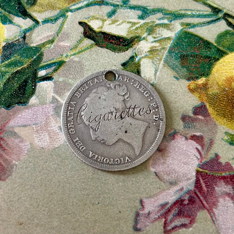 Victorian Cigarettes Love Token Charm