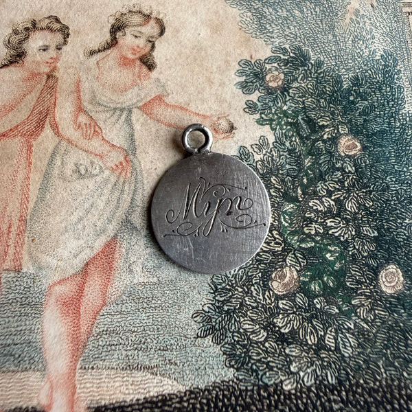 Victorian Myn Love Token Charm