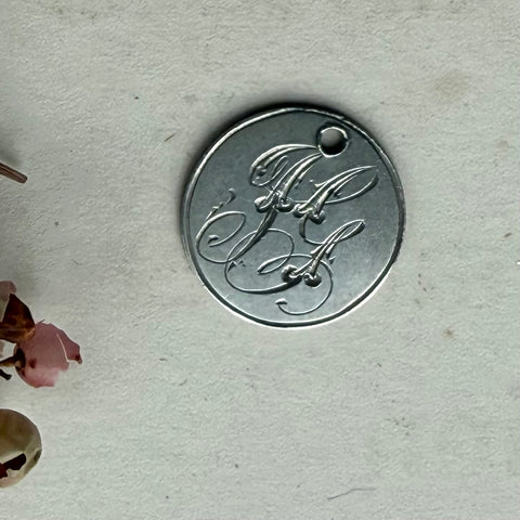 Victorian JG Love Token Charm