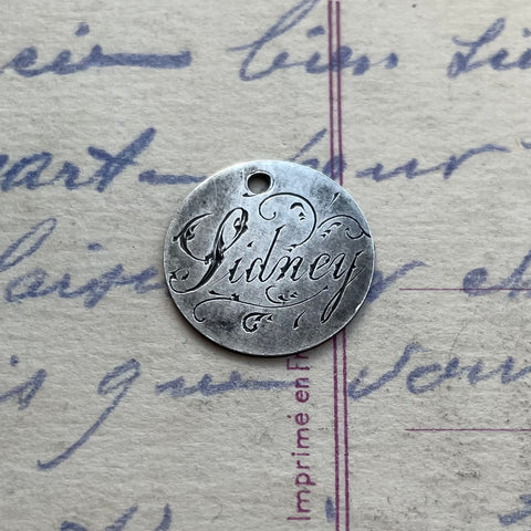 Victorian Sidney Love Token Charm