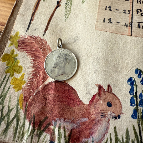 Victorian CJ Love Token Charm