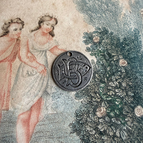 Victorian BD/DB Love Token Charm