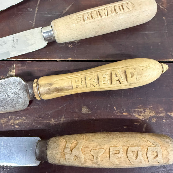Vintage Carved Handle Kitchenalia