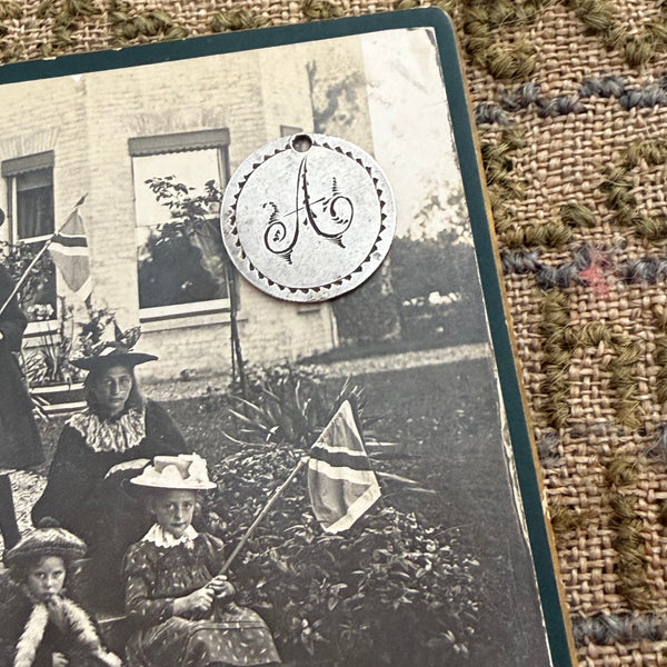 Victorian A Love Token Charm