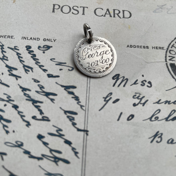 Victorian George 10.1.00 Love Token Charm