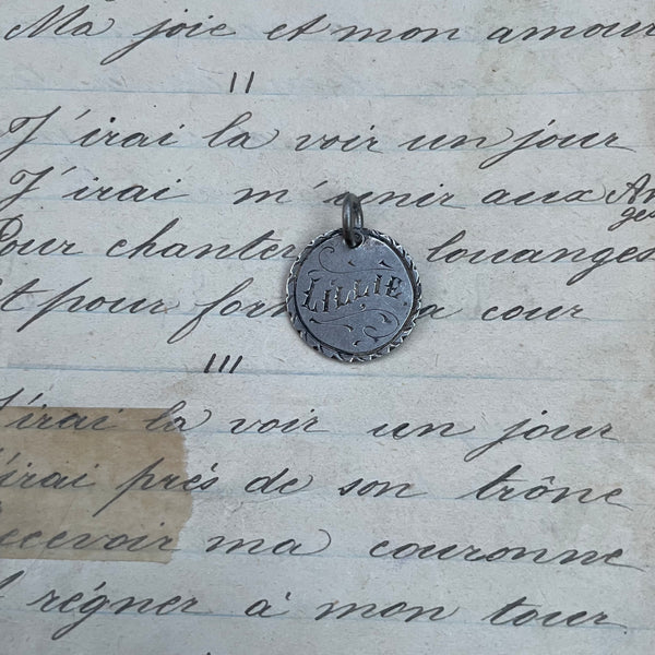 Victorian Lillie Love Token