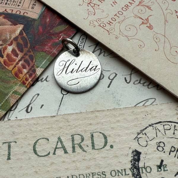 Victorian Hilda Love Token Charm