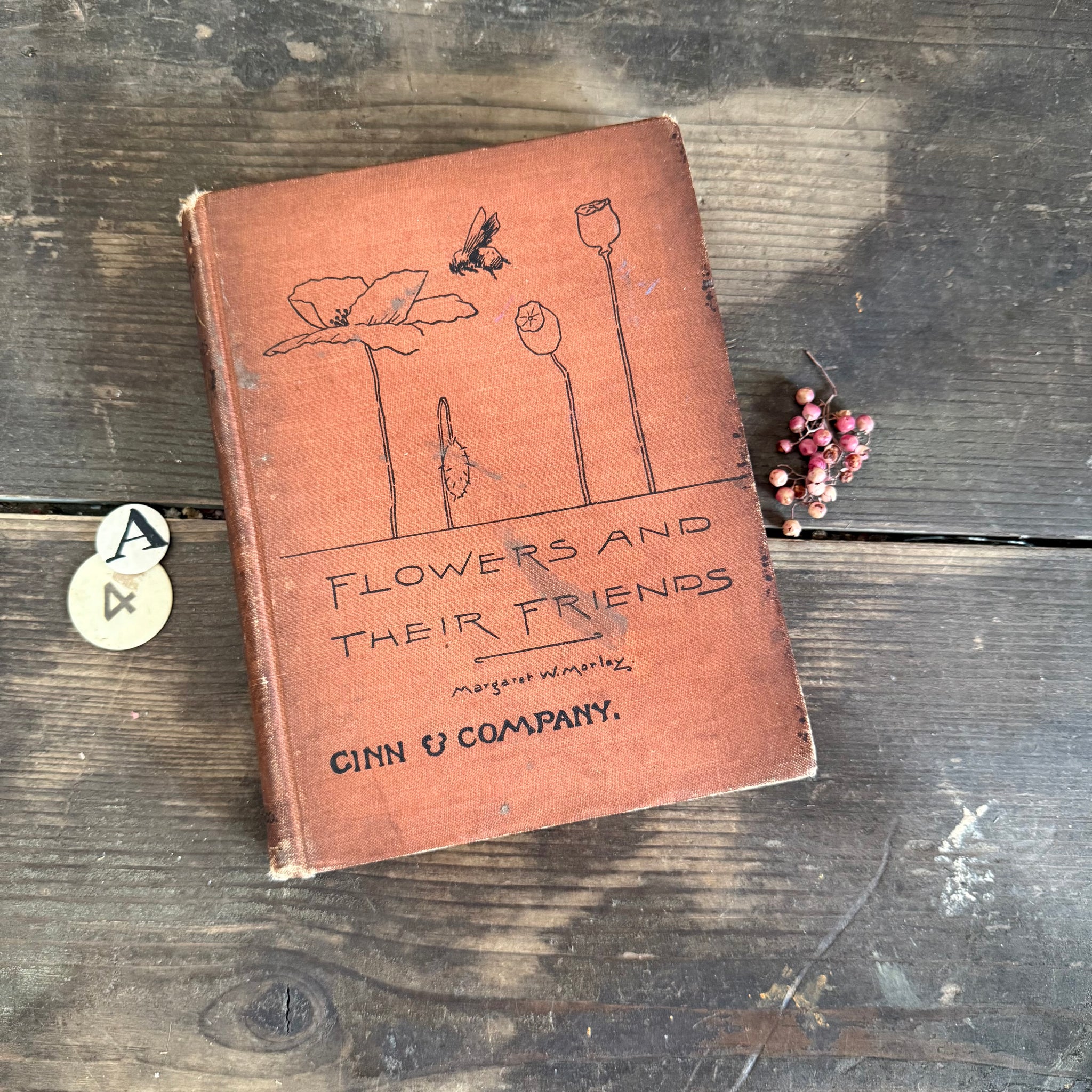 Vintage 'Flowers and their Friends' Book