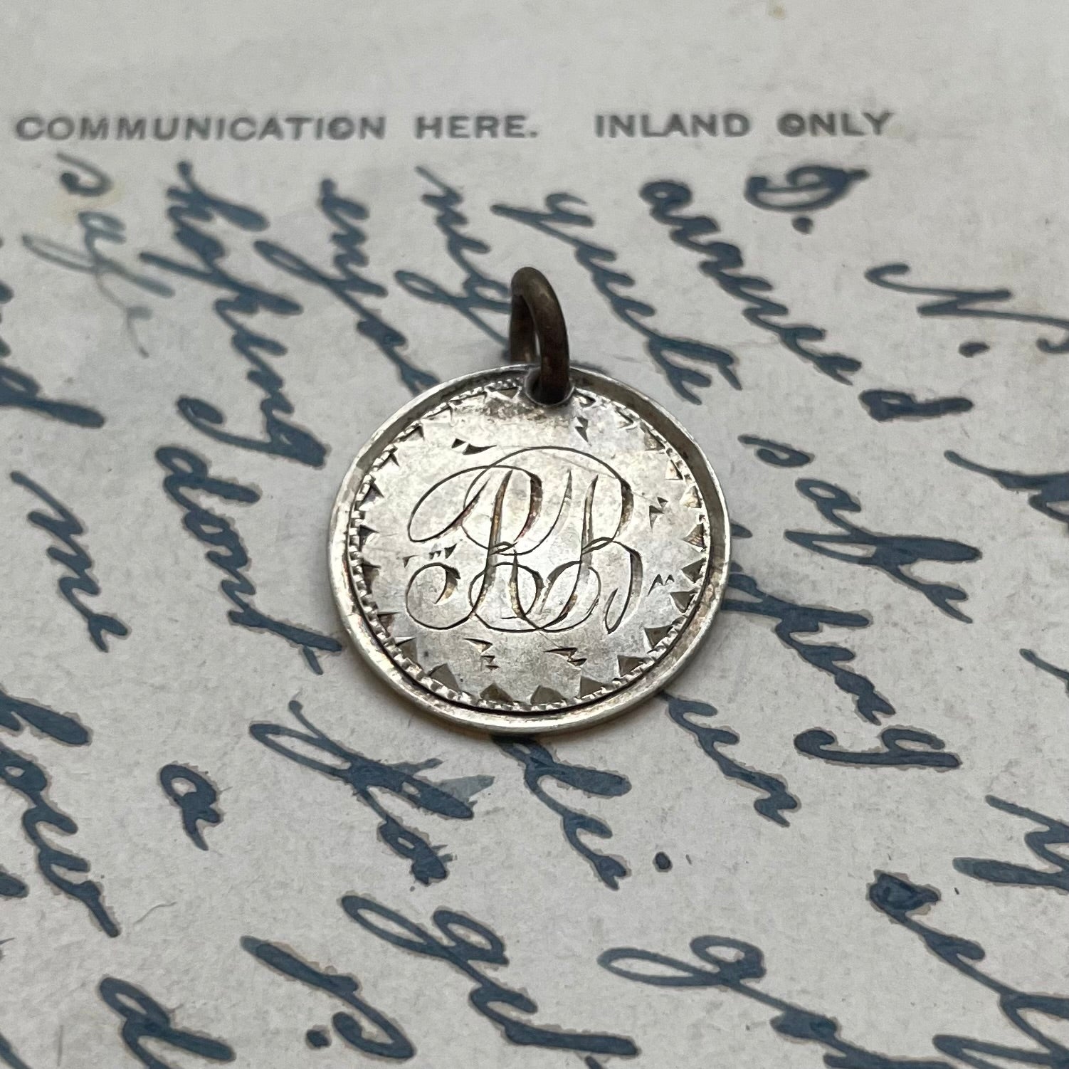 Victorian RB Love Token Charm