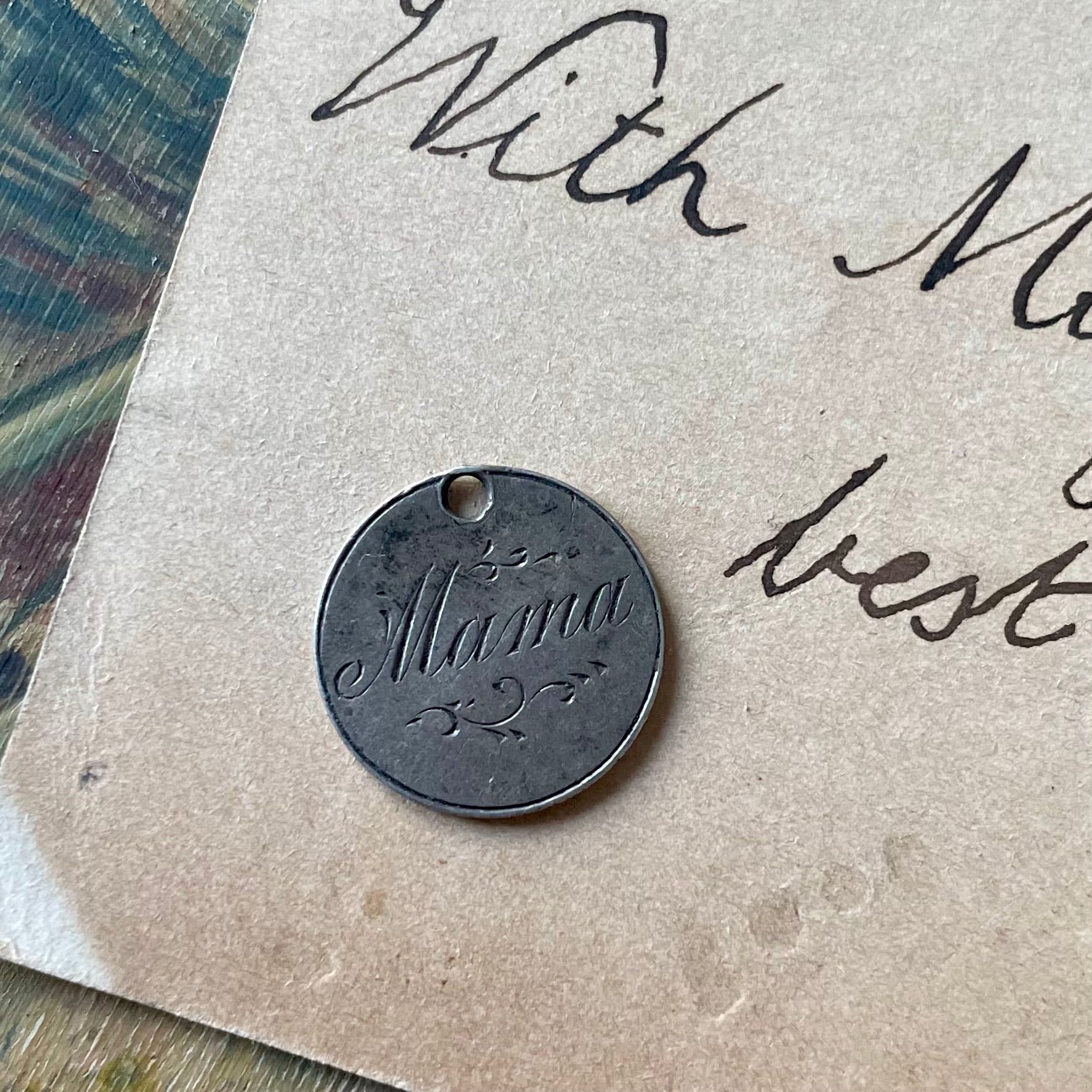 Victorian Mama Love Token Charm