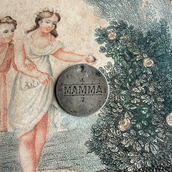 Victorian Mamma Love Token Charm