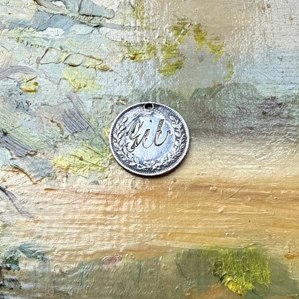 Victorian Gib Love Token Charm