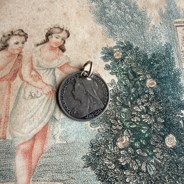 Victorian Fred to Mona Love Token Charm
