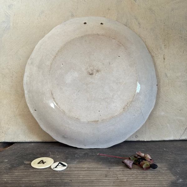 Antique Lustre Wall Plaque