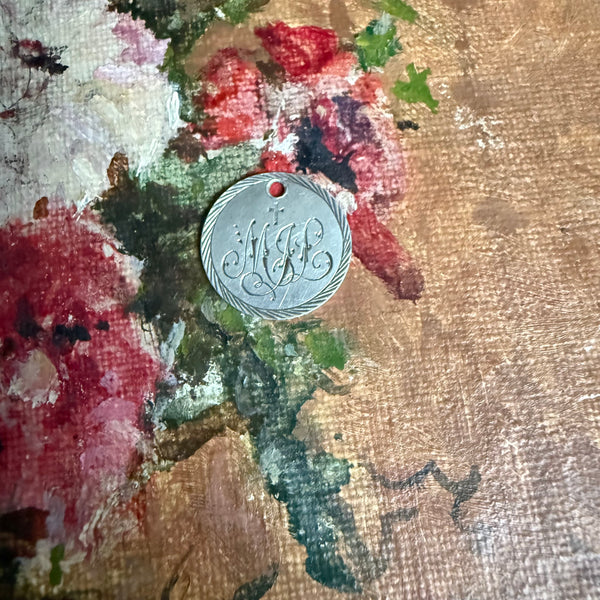 Victorian M.N Love Token Charm