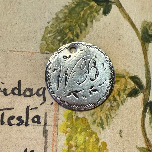 Victorian WB Love Token Charm