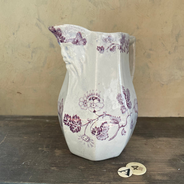 Antique Purple Transfer Jug