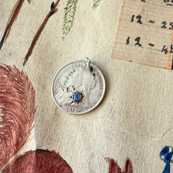 Victorian Burns Love Token Charm