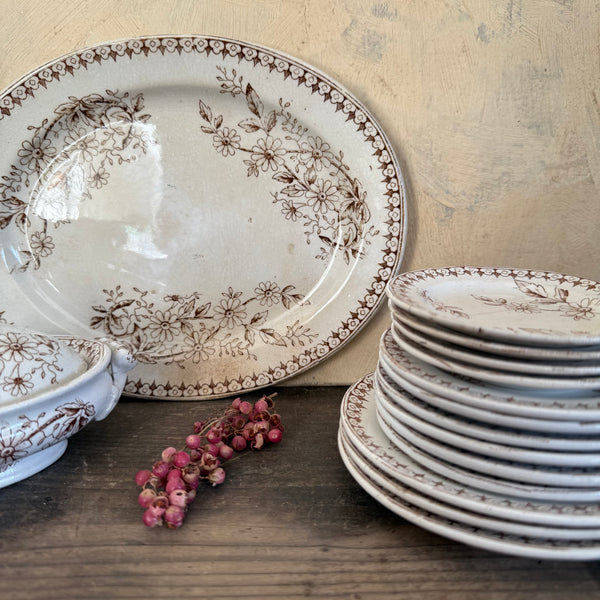 Antique Floral Childs Tea Set