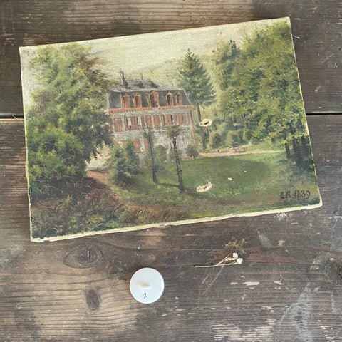 Antique 1889 Painting