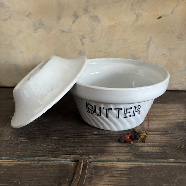Antique Victorian Butter Dish