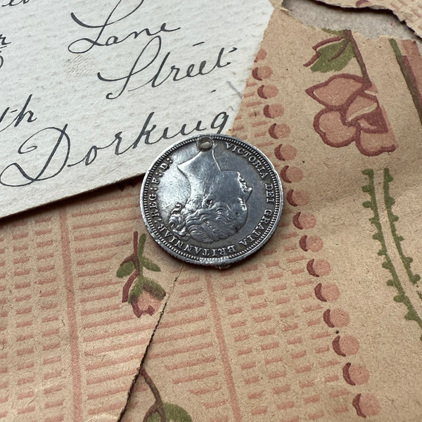 Victorian Star of David Love Token Charm