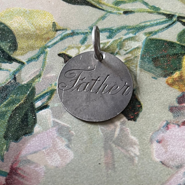 Victorian Father Love Token Charm