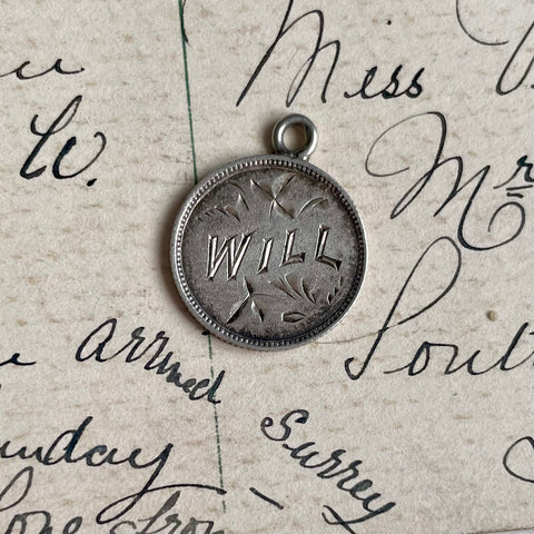 Victorian Will Love Token Charm
