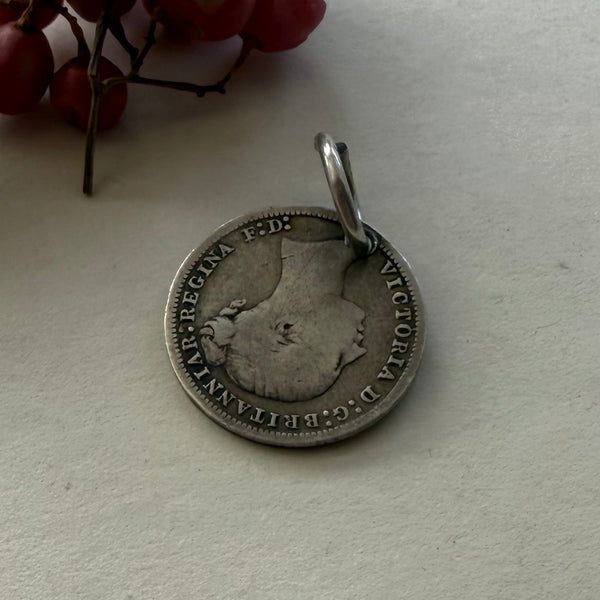 Victorian Sunflower Love Token Charm
