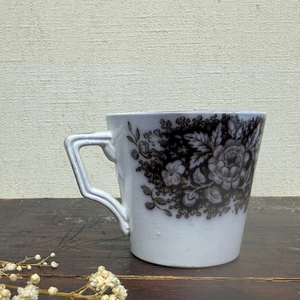 Antique French Floral Cup