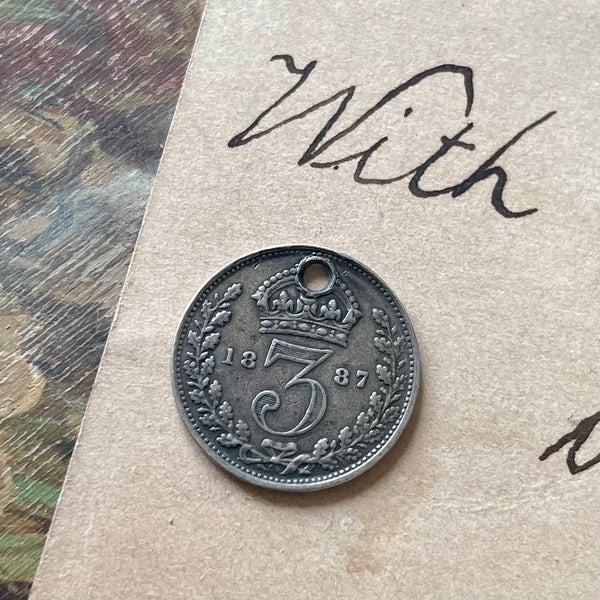 Victorian Reggie Love Token Charm
