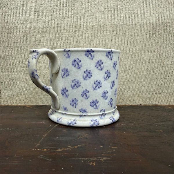 Victorian Floral Spongeware Cup