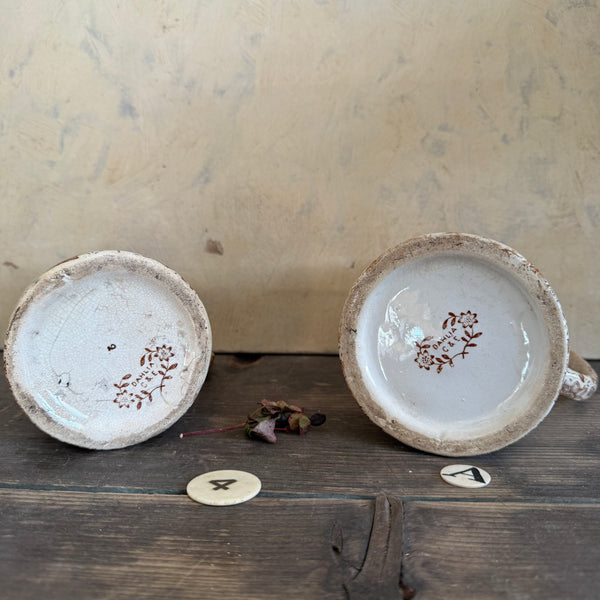 Antique Floral Stained Jug
