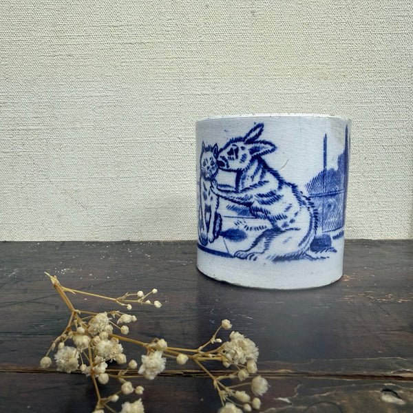 Antique Cat Transfer Cup