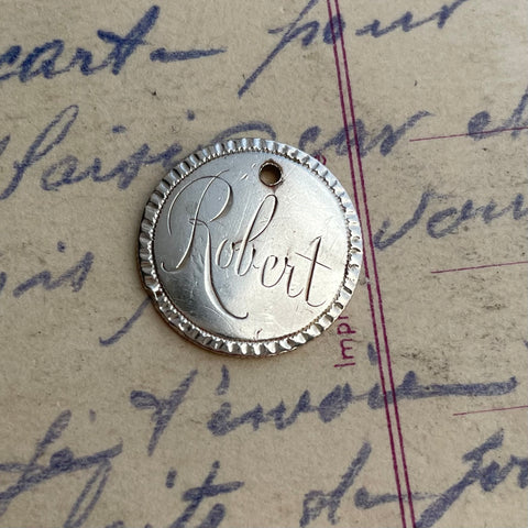 Victorian Robert Love Token Charm
