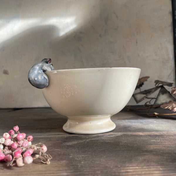 Antique French Mouse Bowl