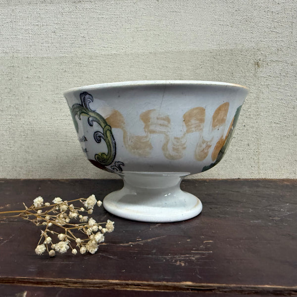 Antique Victorian Motto Pot