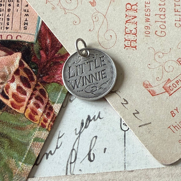 Victorian Little Winnie Love Token Charm
