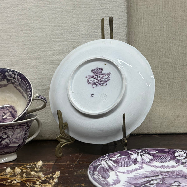 Antique Cup & Saucer Child Play Set