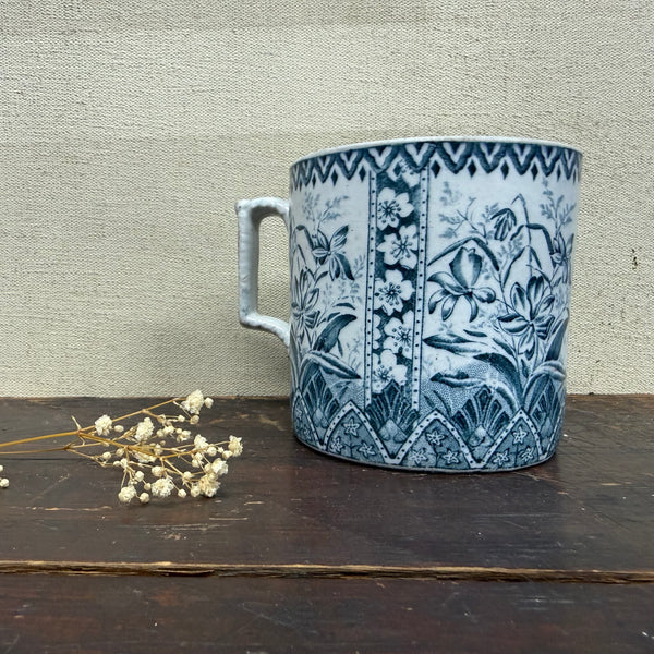 Antique Transfer Floral Cup