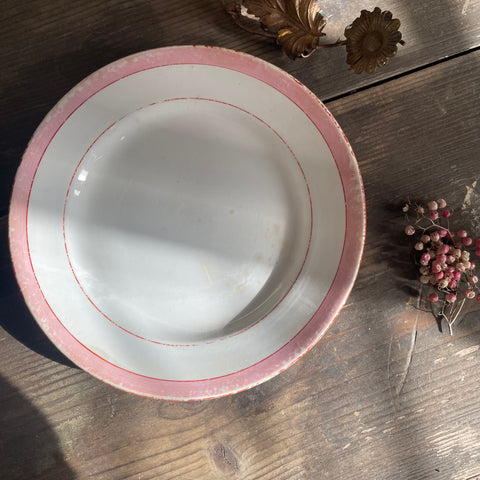 Antique French Pink Plate