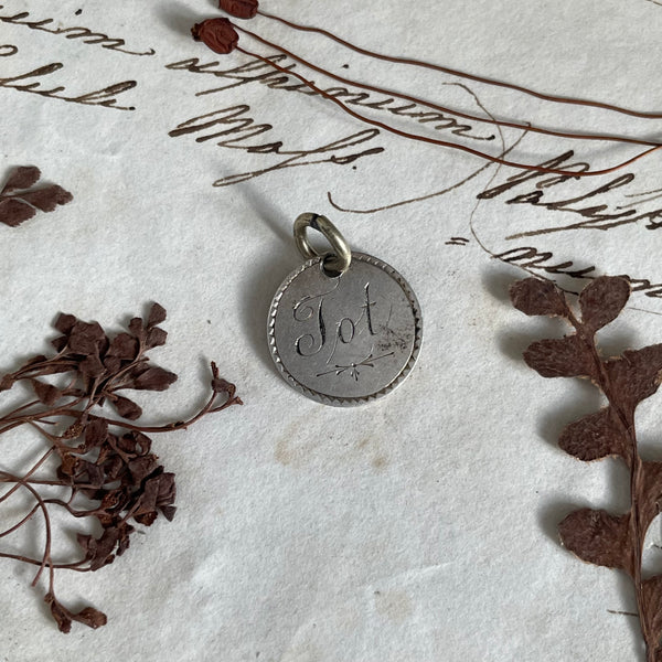 Victorian Tot Love Token Charm