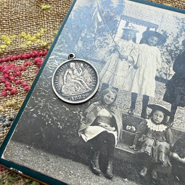 Victorian Charles Love Token Charm