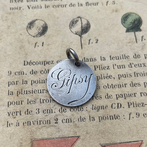 Victorian Gypsy Love Token Charm