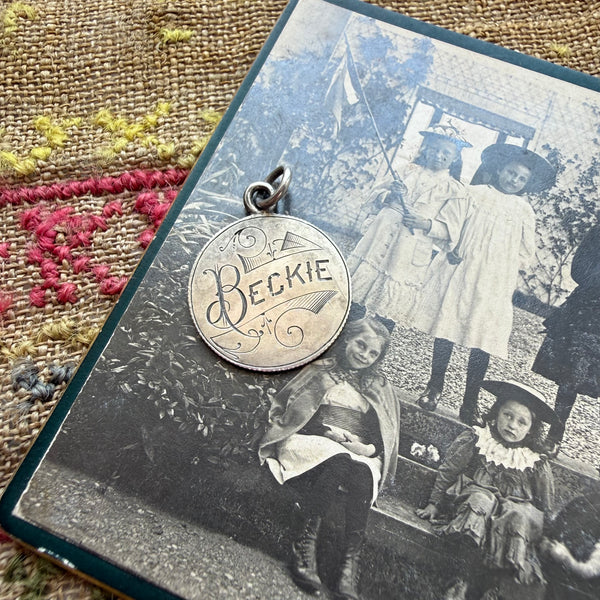 Victorian Beckie Love Token Charm