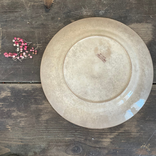 Antique Crazed Transfer Plate