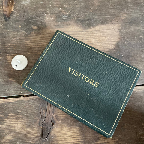 Vintage Unused Visitors Book
