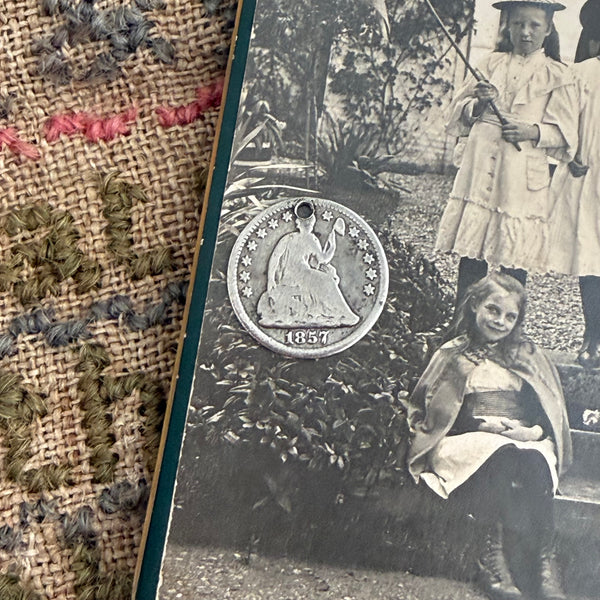 Victorian T Love Token Charm