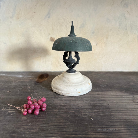 Antique Stained Ceramic Base Bell