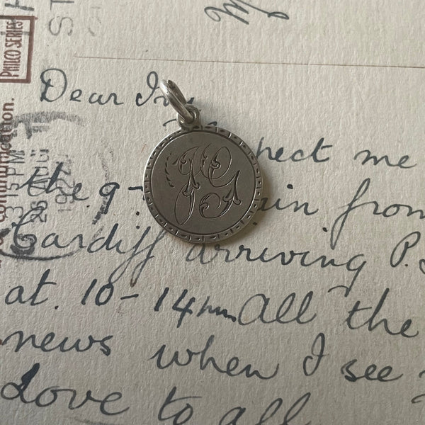 Victorian JG Love Token Charm